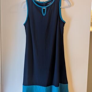 Elegant Navy and Blue Women's Dress